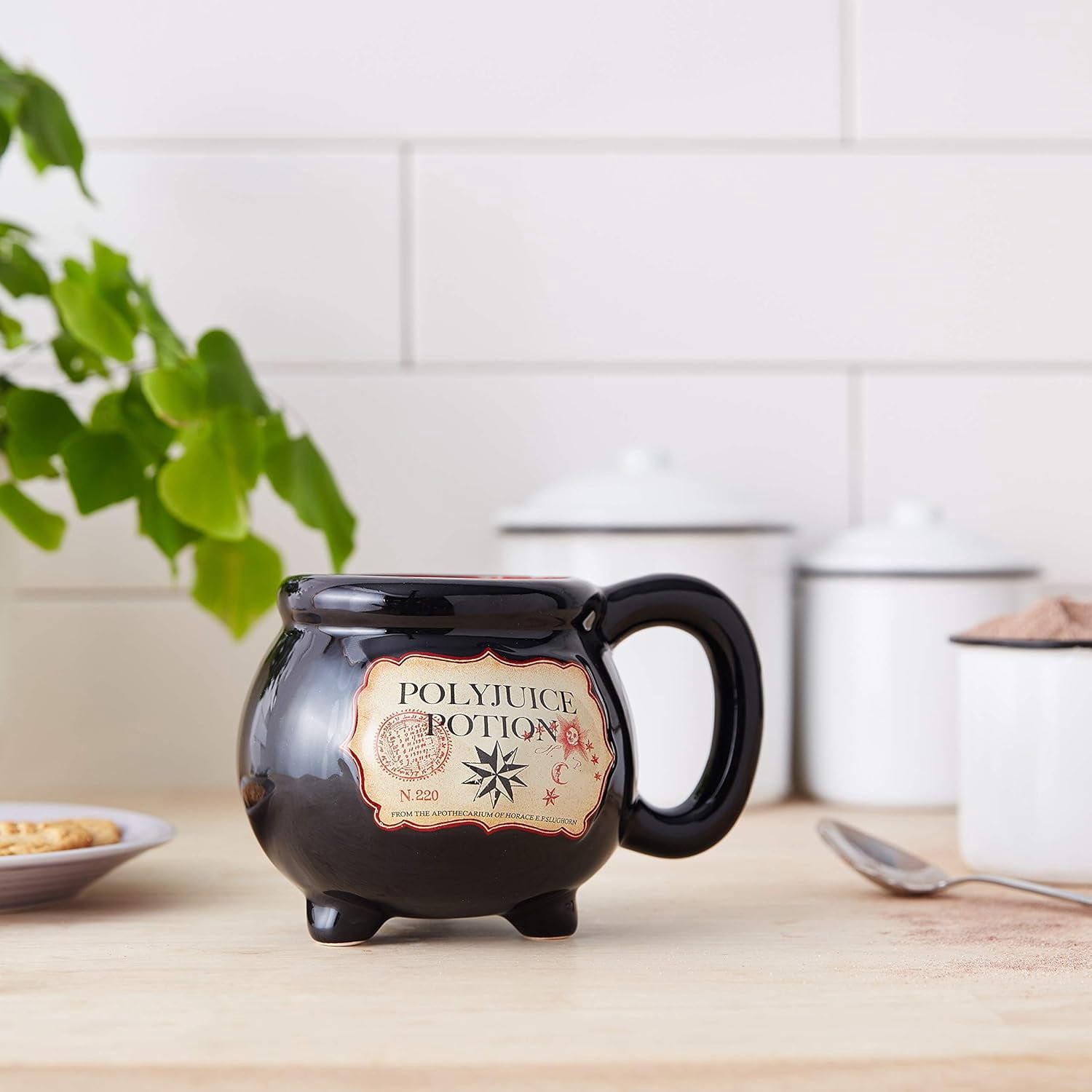 Silver Buffalo Warner Bros Harry Potter Polyjuice Potion Cauldron 3D Sculpted Ceramic Coffee Mug, 20 Ounces