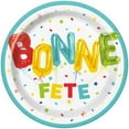 thumbnail image 1 of Unique Industries 'Bright Bonne Fete Round 9” Dinner Plates, 8ct, 1 of 3