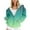 Green, variant on Womens Zip Up Hoodies Jacket Casual Loose Fit Sweatshirts Fall Tie-Dye Sweatshirt Lightweight Fashion Drawstring Jackets Gift for Girlfrind