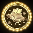 thumbnail image 1 of Christmas Decorative Window Light, Background Fairy Lights (Warm White,Bell), 1 of 5