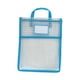 thumbnail image 3 of Bolsas transparentes para libros con asa de transporte, bolsa de malla, bolsas de lectura, bolsos de mano Azul, 3 of 9