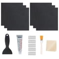 thumbnail image 1 of 15pcs Trampoline Patch Repair Kit 4”X 4” Square on Patches Repair Trampoline Mat Tear or Hole Complete Set Including Patch Gloves Glue Scraper Glue Brush Wiping Cloth, 1 of 9