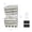 Green, variant on Mail Sorting rack,2 mail and key chain storage bags with 4 Key hooks, Rustic White-Gray