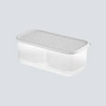 thumbnail image 2 of Boîte de Rangement pour Réfrigérateur, Conservation Fraîche, Gain de Place, Utile, 2 Compartiments, Boîte de Rangement pour Réfrigérateur pour Oignons, 2 of 5