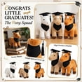 thumbnail image 4 of Graduation Horse Stuffed Animal, Cute Pony Stuffed Plush Toy, Soft Plushie Pillow, Ideal Birthday Christmas Valentine's Day Presents for Kids Boys Girls, 4 of 5