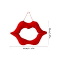 thumbnail image 3 of Adornos Colgantes Decorativos para El Día de San Valentín: Labios Rojos, Arreglo para Fiesta de San Valentín, 3 of 6
