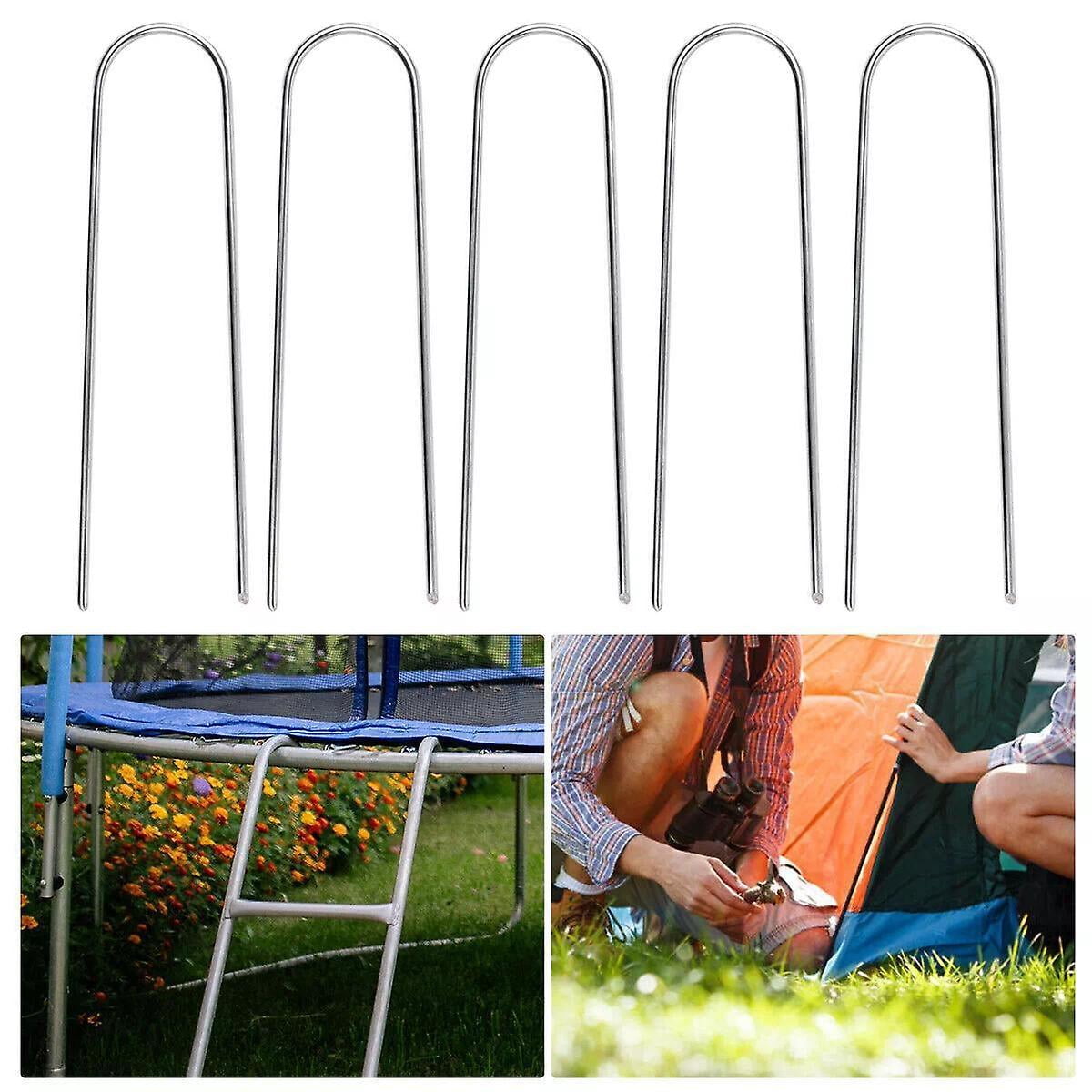AWESHADES 10x ground anchors, ground pegs, tent pegs, steel ground anchors, tent pegs
