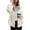 White, variant on AOOCHASLIY Women Winter Coat Fashion Women Warm Long Sleeve Casual Solid Zipper Hooded Coat Blouse
