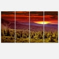 thumbnail image 2 of Colorful Sunrise Over Mountains - Landscape Photography Canvas Print, 2 of 3