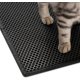 thumbnail image 4 of Alfombrilla para arena para gatos, bandeja para arena para gatos de 24 x 18 pulgadas, EVA impermeable no tóxica, diseño de panal de doble capa (negro) JAMW Sencillez, 4 of 5