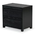 thumbnail image 5 of Safavieh Tobiette 2 Drawer Solid Wood Nightstand in Black, 5 of 13