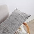 thumbnail image 6 of Home Soft Things Textured Velvet Pillow Covers (Set of 2), - Steeple Gray - 14" x 26", 6 of 6