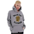 thumbnail image 4 of Nerd for Curds Wisconsin Cheese Lover Unisex Plus Fleece Graphic Hoodie Brisco Brands 3X, 4 of 5