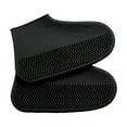 thumbnail image 3 of Waterproof Silicone Shoe Cover Recyclable Boot Cover Protector for Outdoor Rainy Black L, 3 of 10