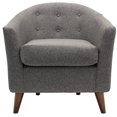thumbnail image 3 of Fox Hill Trading Marissa Accent Chair, Gray, 3 of 6