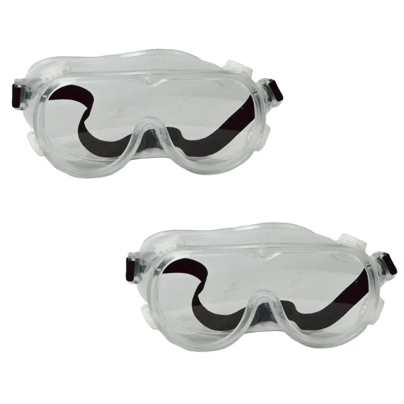 STARLIGHT- Chromacast Safety Goggles Over Glasses Lab Work Eye Protective Eyewear - 2 Pack