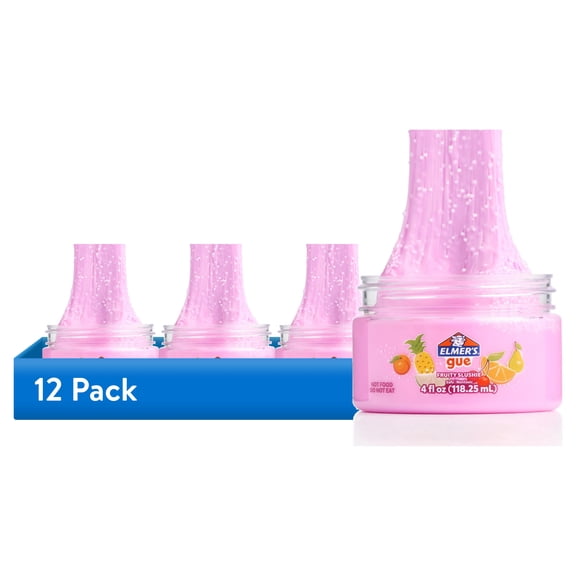 (12 pack) Elmer's Gue Premade Slime, Fruity Slushie, 4 oz, 1 Count