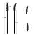 thumbnail image 3 of 50 Unids Cepillo de Pestañas Herramientas de Maquillaje Desechables Se Pueden Doblar Pinceles de Maquillaje Flexibles Aplicador para Pestañas Lápiz La , Negro Negro Baoblaze Cepillo de pestañas, 3 of 8