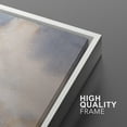 thumbnail image 5 of IDEA4WALL Framed Canvas Print Wall Art Watercolor Seascape Calming Coastal Illustrations Modern Art Decor Abstract Landscape Pattern Print Minimalism for Bedroom, Living Room - White 24"x36", 5 of 5