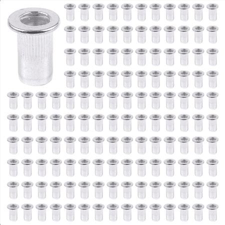 

M5 Aluminium Threaded Rivnuts Flat Rivet Nuts Nutserts 500pcs