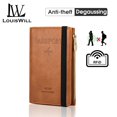 thumbnail image 1 of LouisWill Multifunción Pasaporte Titular RFID Moda Cubierta Esmerilada PU Bolsa De Viaje Cartera De Billetes Document Organizer Card Case Con Cremallera Para Hombres Y Mujeres, 1 of 3