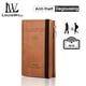 thumbnail image 2 of LouisWill Multifunción Pasaporte Titular RFID Moda Cubierta Esmerilada PU Bolsa De Viaje Cartera De Billetes Document Organizer Card Case Con Cremallera Para Hombres Y Mujeres, 2 of 4