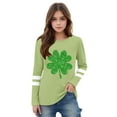 thumbnail image 4 of Bnwani St. Patricks Day Long Sleeve Toddler T Shirt Crew Neck Casual Fashion Cute Printed Tops, 4 of 5
