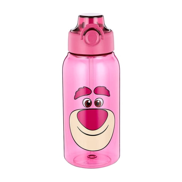 Botella Disney Toy Story de Plástico con Popote y Capsula Aromática para Bebidas Frías de 1 Litro