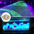 thumbnail image 4 of 100 Pcs Colorful Glow in The Dark Pebbles Glow Pebbles for Fish Pebble for Fish Glow Decor for Garden Fish Aquarium Walkway Driveway Plant Pots Bonsai Yard Garden Walkway Colorful DIY, 4 of 9
