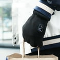 thumbnail image 4 of Rechargeable Heated Touchscreen Winter Gloves with Built-In Display for Cold Weather Outdoor Skiing and Cycling Activities, 4 of 5