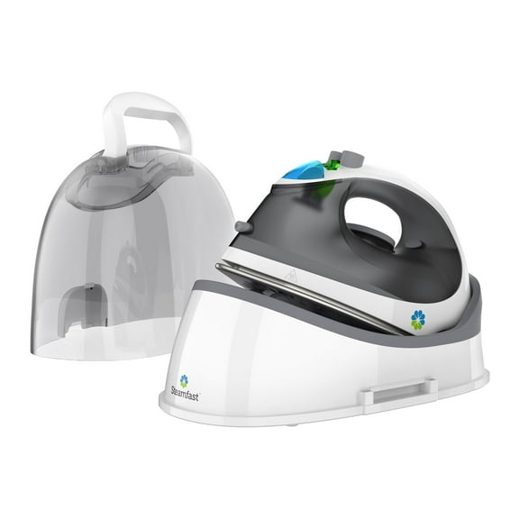 Steamfast SF-760 Portable Cordless Steam Iron with Carrying Case, White
