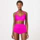 thumbnail image 1 of Traje de Baño Mujer Conjunto de Bikini Push Up Sexy Para Mujer, Traje de Baño de Dos Piezas de Cintura Alta, Tankini Con Estampado Fruncido Retro, Para Playa, Piscina y Fiesta 1836, 1 of 5