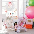 thumbnail image 5 of Sophia's High-End Baby Doll Rocking Cradle for 15" Dolls, White, 5 of 6