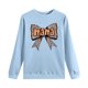 thumbnail image 5 of Xuyuer Women's Printed Long Sleeve Round Neck Casual Hoodless Sweatshirt, Comfortable Pullover Top for Mother's Day Gifts, Family Events and Relaxed Everyday Wear, 5 of 6