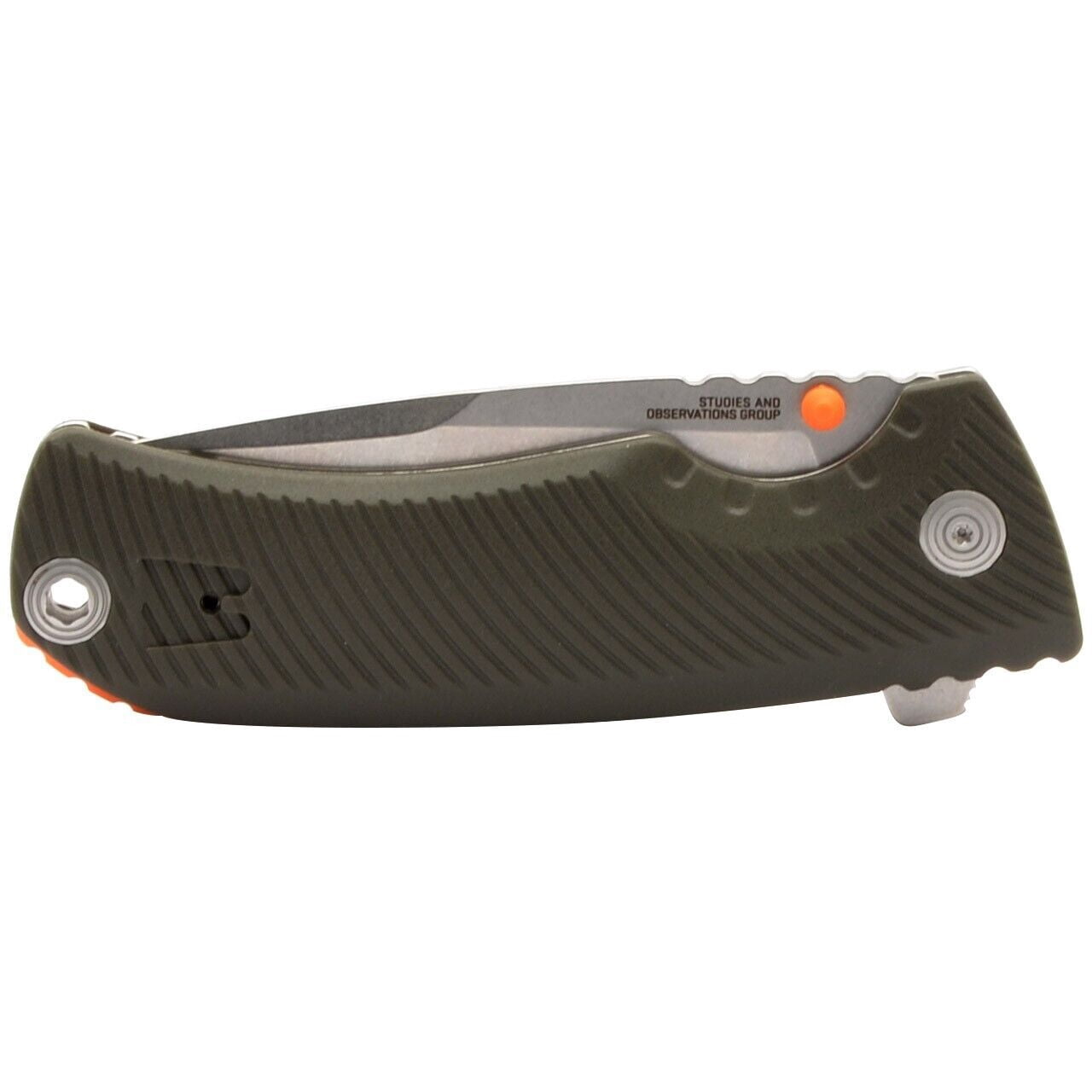 SOG Tellus FLK 3.65" Clip Point Folding Pocket Knife, Olive Drab - 14-06-01-43