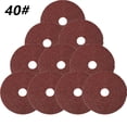 thumbnail image 1 of 10 Pcs Disques de Ponçage en Fibre de Résine de 4 Pouces pour Outil Abrasif de Broyeur d'Angle, 1 of 8