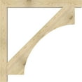 thumbnail image 3 of Ekena Millwork 4"W x 46"D x 46"H Westlake Block Rough Sawn Bracket, Douglas Fir, 3 of 4