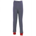 thumbnail image 4 of Hudson Baby Infant Cotton Pajama Set, Navy Stripe Red, 6-12 Months, 4 of 4