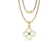 thumbnail image 1 of Collar TIMESQUARE Trébol Oro Amarillo 14K Diamante y Esmeralda B5005YDM, 1 of 2