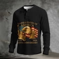 thumbnail image 4 of 250 Anniversary Usa Shirt for Mens Long Sleeve American Flag Graphic T Shirts Patriotic Henley Button Raglan Tees Tops Casual Lightweight Clothes, 4 of 6