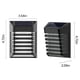 thumbnail image 2 of Inteprter Luces de pared Solay Hollow Oblong Shadow Lamp ABS Impermeable Ecológico Linterna automática Yard Teeraces Paisaje al aire libre Iluminación y accesorios  0614 Sin modo de respiración, 2 of 6