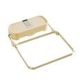 thumbnail image 1 of Ruiboury One Mention One Throw Cloth Drying Bracket Hanging Cloth/folding Storage Milk white 1, 1 of 6