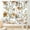 Fall-04, variant on Fall Curtains, Farmhouse Rustic Autumn Landscape Field Scenery Orange Pumpkin Fall Forest Leaves Thanksgiving Harvest Window Drapes for Living Room Bedroom Kitchen Batheroom 2 Panels, 42"x54" Inch