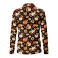 thumbnail image 5 of Jeiento Women's Autumn Pumpkin Leaf Golf Shirts, V Neck Fall Outdoor Tops, Long Sleeve Moisture Wicking Breathable Top for Workout, Tennis and Hiking, 5 of 7