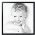 thumbnail image 2 of ArtToFrames 20" x 20" Contemporary Black Picture Frame, 20x20 inch Black Wood Poster Frame (WOM-4730),  Pack, 2 of 7