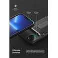 thumbnail image 6 of VRS Design Phone Case for iPhone 14 Plus, [Damda Glide Hybrid] Premium Sturdy Semi Auto Card Wallet Case with Kickstand (Groove Black ), 6 of 9