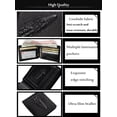 thumbnail image 2 of NInesung Male Genuine Leather Wallets Zip Wallet Credit Card Holder Checkbook Cash Holder Money Purse Crocodile Waterproof Durable Vintage Stylish Casual, 2 of 8