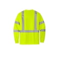 thumbnail image 4 of CornerStone ANSI 107 Class 3 Mesh Long Sleeve Tee | Reflective Work Shirt for Men & Women, High Visibility Clothing for Construction, 4 of 4