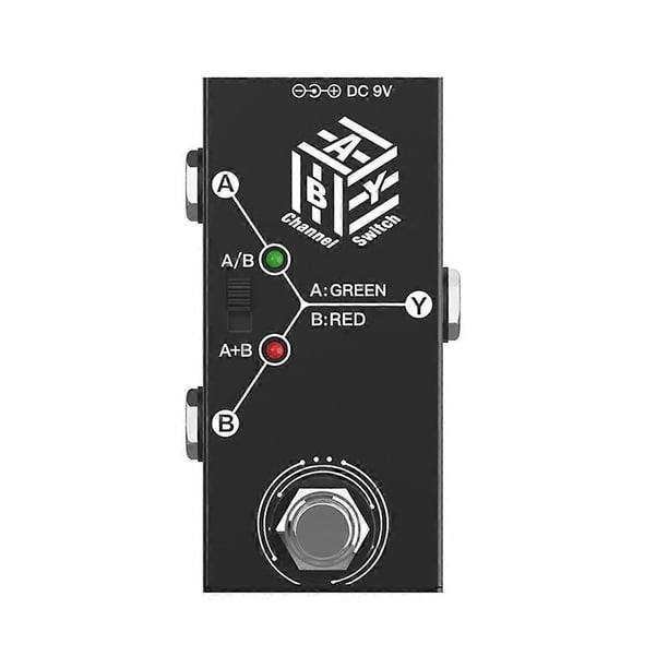 Channel Electric Guitar Pedal Instrument Universal ABY Line Selector Guitar Effector ABY Dual Channel Line Selection