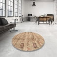 thumbnail image 4 of Ahgly Company Machine Washable Indoor Rectangle Contemporary Sandy Brown Area Rugs, 5' x 7', 4 of 7
